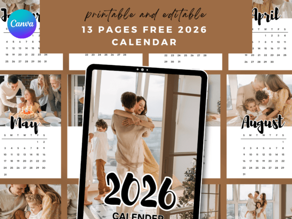 2026 Monthly Calendar Canva Template: A Smart Tool for Organized Living
