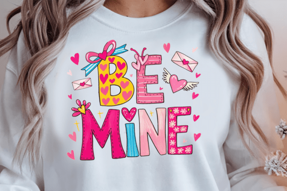 Be Mine PNG, Valentine PNG – Elegant Design for Every Project