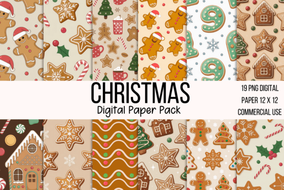 Christmas Digital Papers: A Convenient and Creative Solution for Holiday Projects