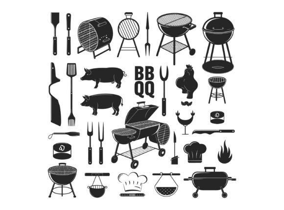 Grill and Kitchen Utensils Icon Pack: A Versatile Design Tool for Creators and Entrepreneurs