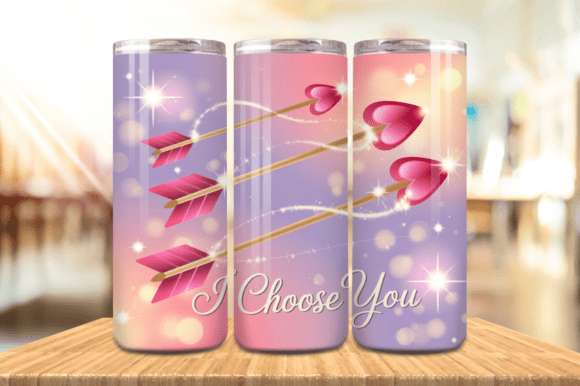 I Choose You Tumbler Wrap, 20oz Skinny