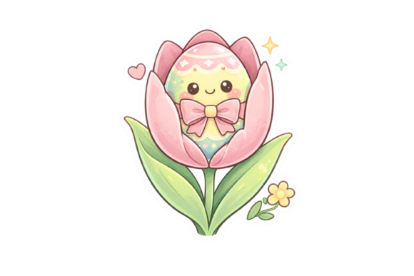 Kawaii Spring Chick: A Delightful Addition to Your Creative Projects