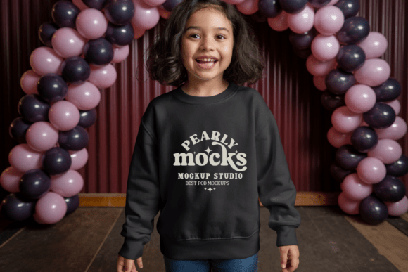 Kids Gildan 18000B Valentine Mockup 18: A Simple Way to Showcase Your Designs