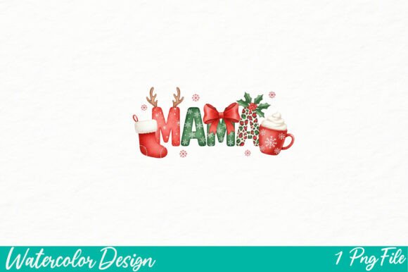 Mama Christmas Png, Boho Christmas Tree: A Versatile Design for Creative Projects