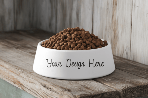 Pet Bowl Mockup, Cat Dog Bowl Mockup 49: A Versatile Tool for Creative Projects
