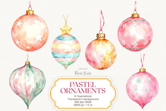 Pink Christmas Tree Ornaments New Year: A Festive Addition to Your Creative Projects