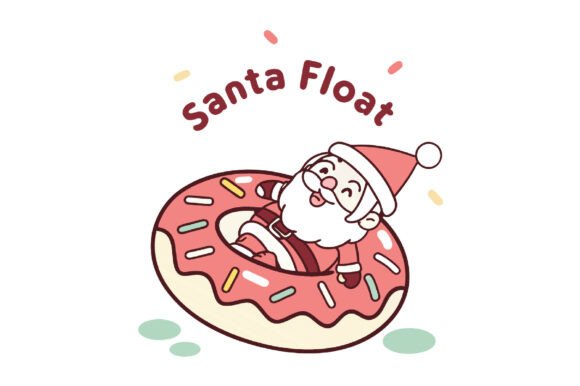 Santa Float Christmas PNG: Creative Flexibility for Every Project
