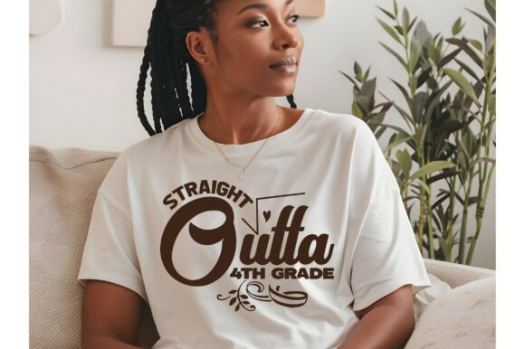 Straight Outta 4th Grade Svg: A Digital Artwork for Creative Projects
